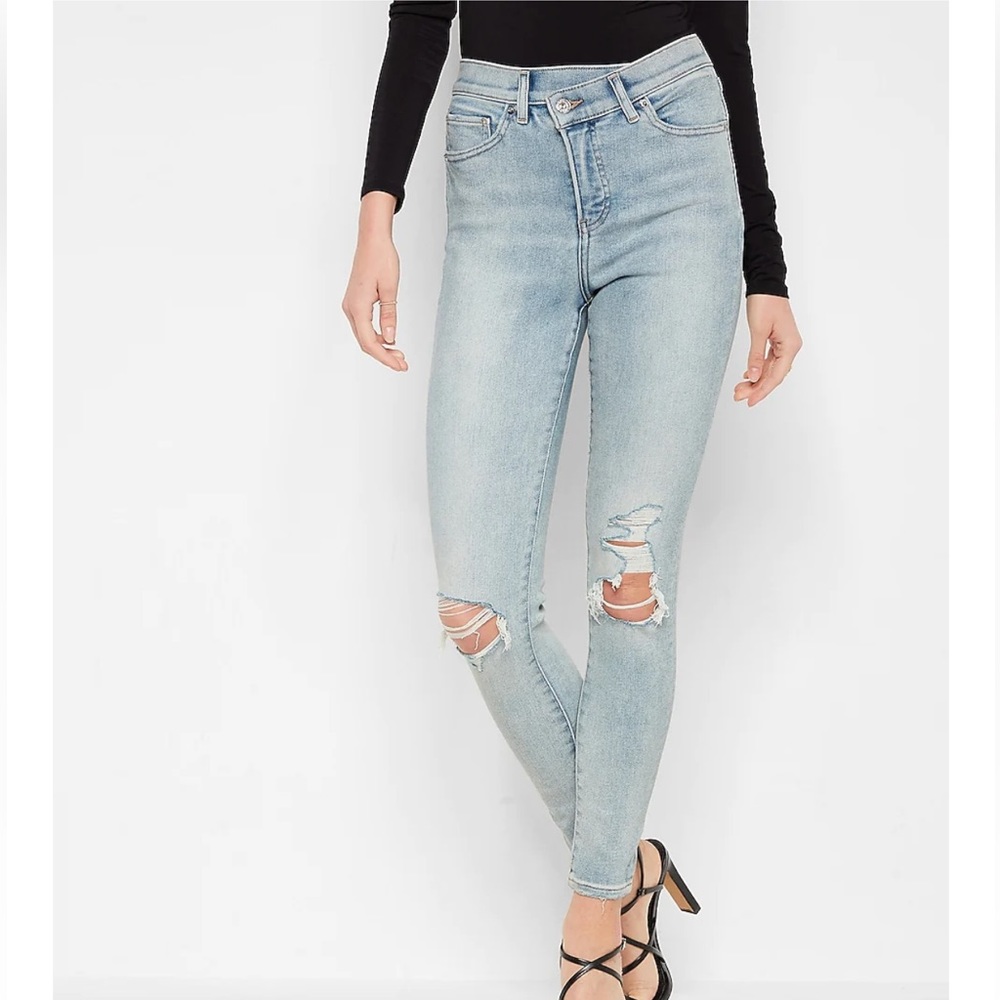 high rise jeans